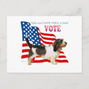 Petit Basset Griffon Vendeen Politics Postcard