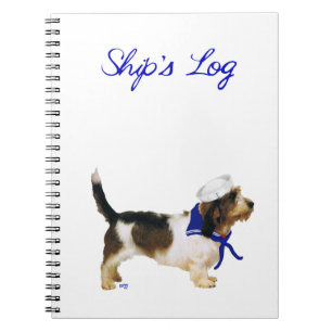 Petit Basset Griffon Vendeen Sailor Notebook