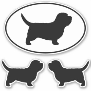 Petit Basset Griffon Vendeen Silhouettes Stickers