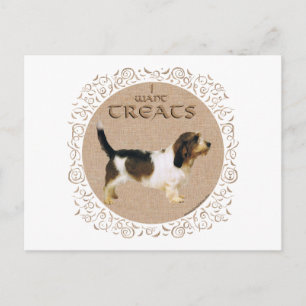 Petit Basset Griffon Vendeen Treats Postcard