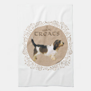 Petit Basset Griffon Vendeen Treats Tea Towel