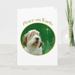 Petit Basset Griffon Venden Peace Holiday Card