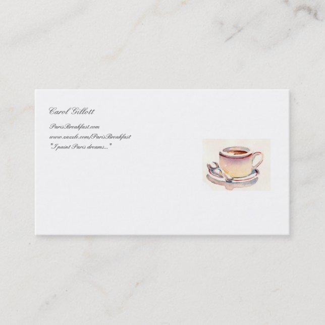 Petit Dejeuner Biz card (Front)