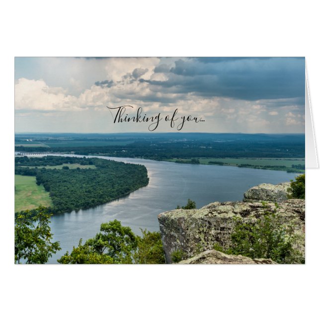 Petit Jean Cedar Creek Thinking Of You Card (Front Horizontal)