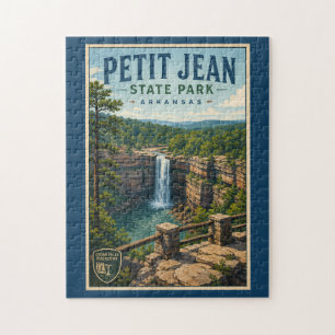 Petit Jean State Park Arkansas Illustration Travel Jigsaw Puzzle