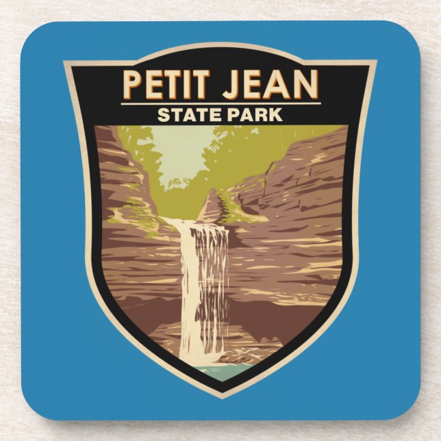 Petit Jean State Park Arkansas Vintage  Coaster (Front)