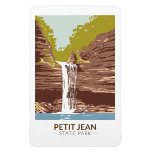 Petit Jean State Park Arkansas Vintage  Magnet
