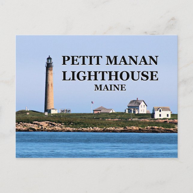 Petit Manan Lighthouse, Maine Postcard (Front)