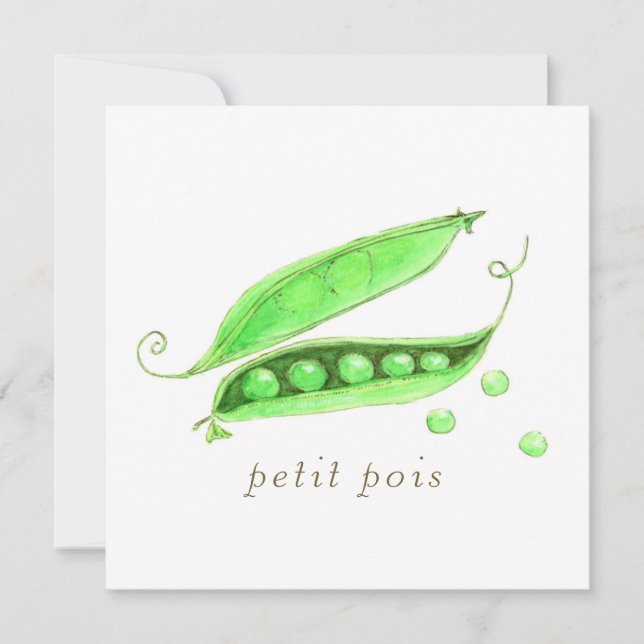 Petit Pois  Card (Front)