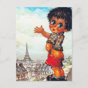Petit Poulbot pipi Postcard
