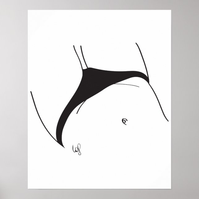 Petit slip noir poster (Front)