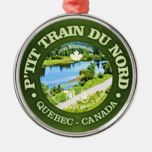 Petit Train du Nord (cycling c) Metal Tree Decoration