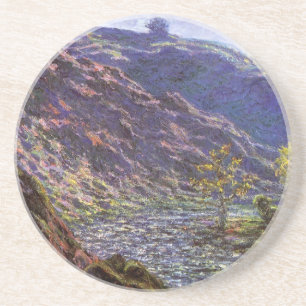 Petite Creuse, Sunlight by Claude Monet Coaster