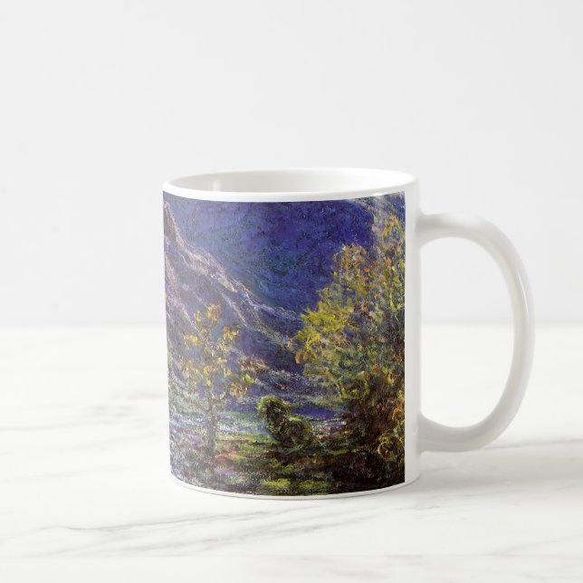 Petite Creuse, Sunlight by Claude Monet Coffee Mug (Right)
