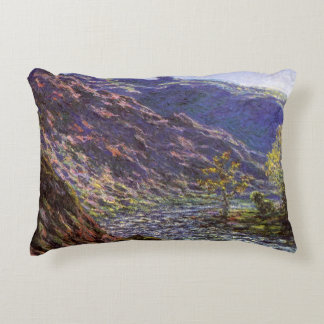 Petite Creuse, Sunlight by Claude Monet Decorative Cushion