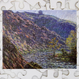 Petite Creuse, Sunlight by Claude Monet Jigsaw Puzzle
