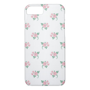 Petite Pink Roses Floral Pattern iPhone 8/7 Case