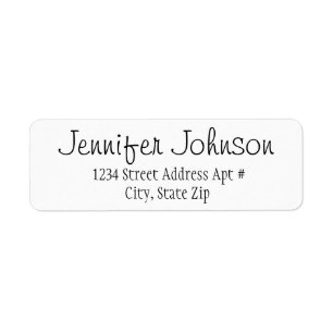 Petite Return Address Envelope Labels