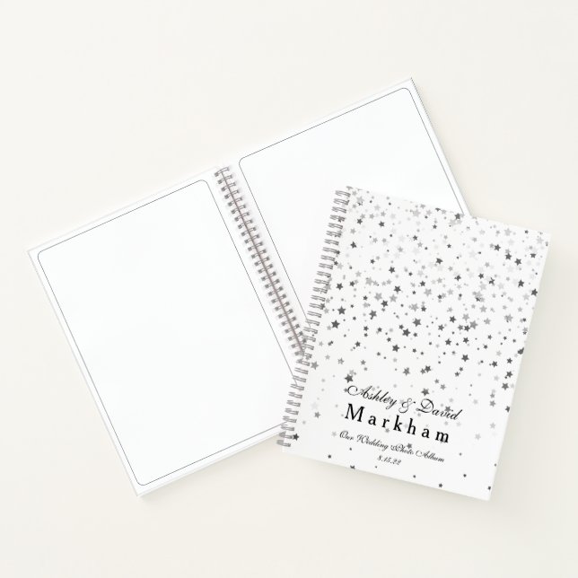 Petite Stars Wedding Notebook Photo Album (Inside)