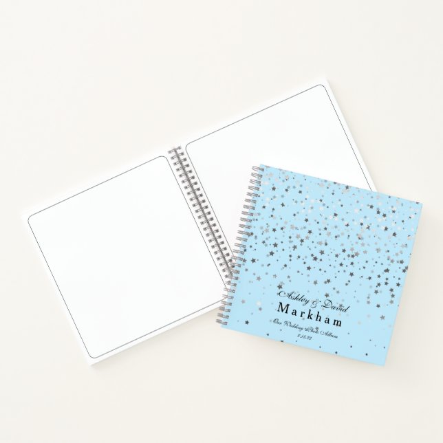 Petite Stars Wedding Notebook Photo Album (Inside)