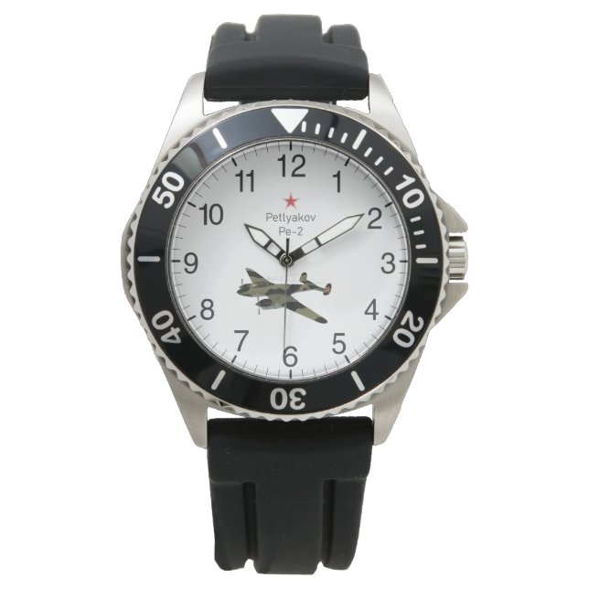 Petlyakov Pe-2 Soviet WW2 Dive Bomber Watch (Front)