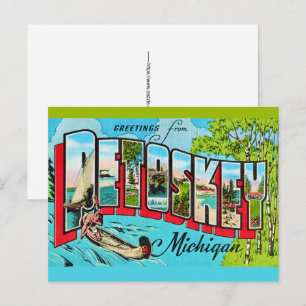 Petoskey Michigan Greeting Postcard