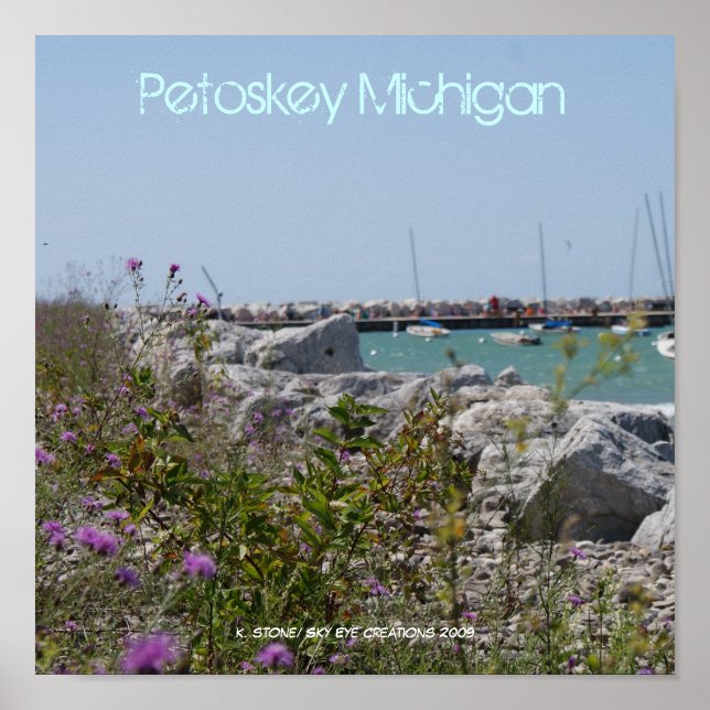 Petoskey Michigan Poster (Front)