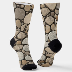 Petoskey Stone Abstract Socks