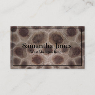 Petoskey Stone Business Card