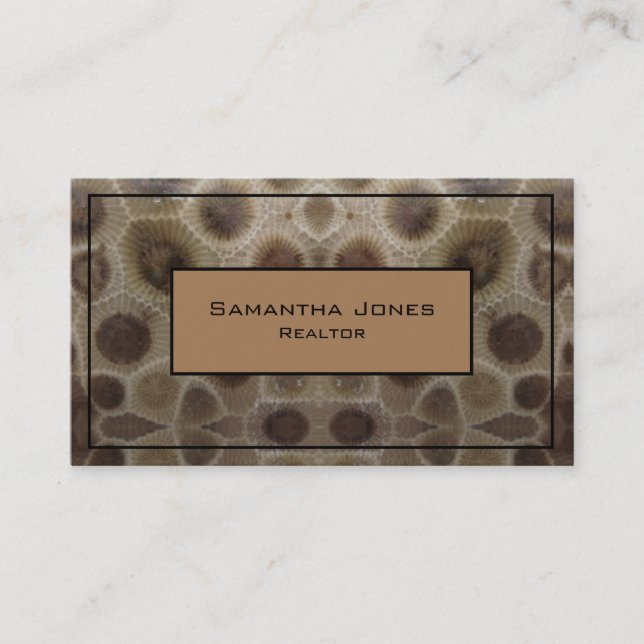 Petoskey Stone Business Card (Front)