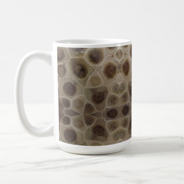 Petoskey Stone Coffee Mug (Left)