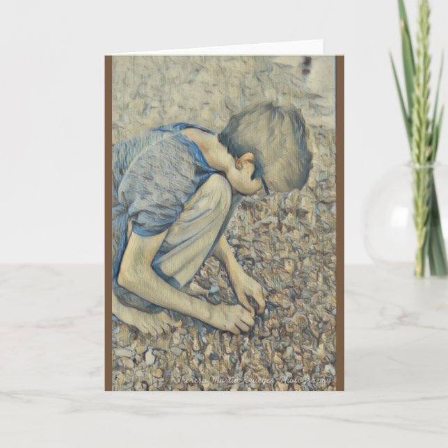 "Petoskey Stone Hunt" Card (Front)