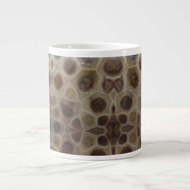 Petoskey Stone Large Coffee Mug (Front)