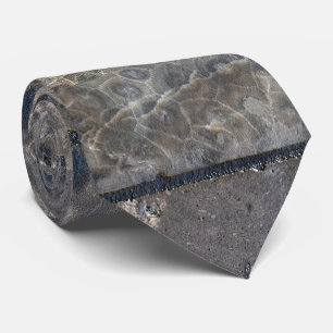petoskey stone macro background tie