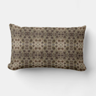 Petoskey Stone Michigan state fossil  Lumbar Cushion