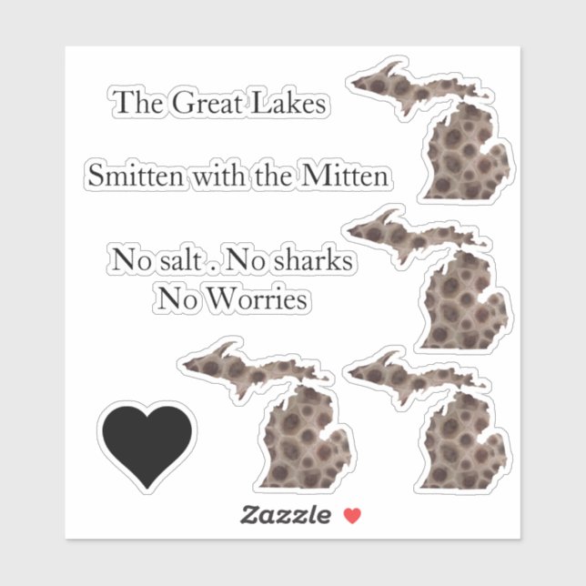 Petoskey Stone - Smitten with the Mitten (Sheet)