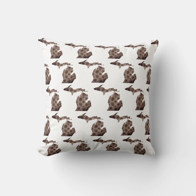 Petoskey stones cushion (Front)