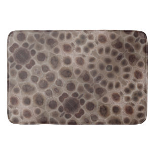 Petoskey Stones Michigan State stone Bath Mat