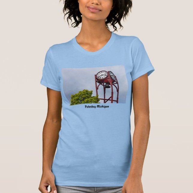Petosky Tower Clock T-shirt (Front)