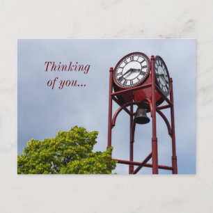 Petosky Tower Clock Thinking Of You Postcard