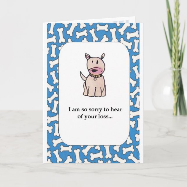 PetPet Loss Sympathy Card (Front)