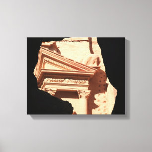 petra glimpse canvas print