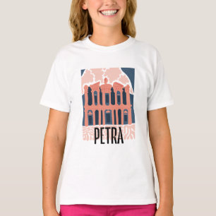 Petra Jordan abstract travel floral Art T-Shirt