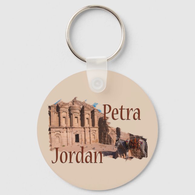 Petra, Jordan: The Monastery Key Ring (Front)