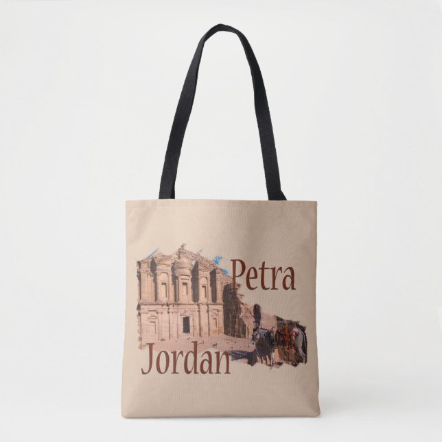 Petra, Jordan: The Monastery Tote Bag (Front)