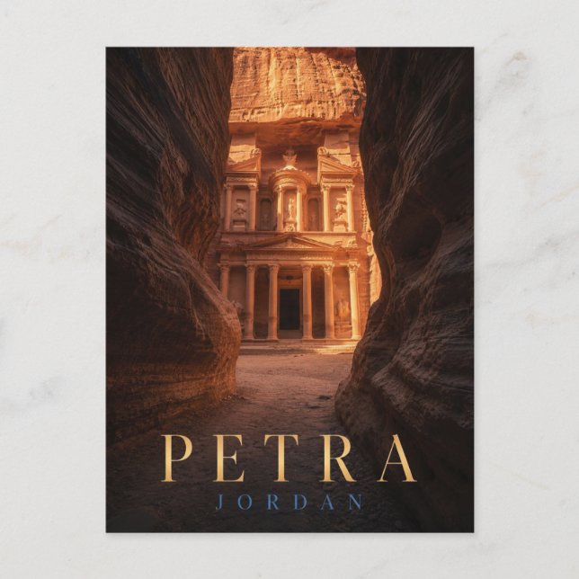 Petra Jordan The Treasury REALMS Postcard (Front)