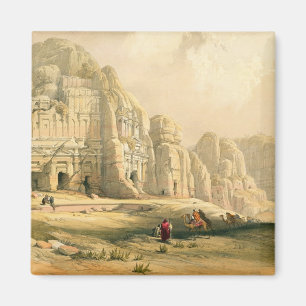 Petra, March 8th 1839, plate 96 from Volume III of Magnet