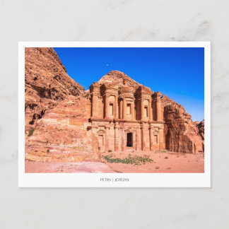 Petra Monastery in Jordan, Middle East Holiday Postcard
