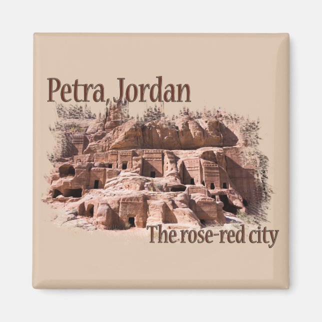 Petra: Rose Red City Magnet (Front)