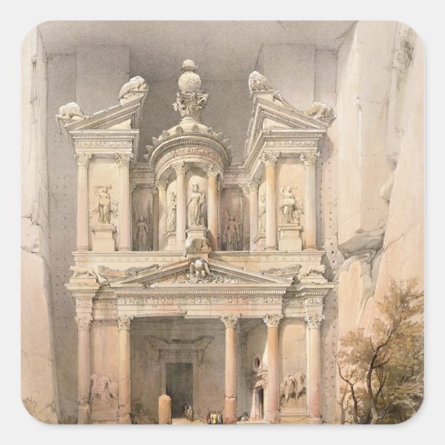 Petra Square Sticker (Front)